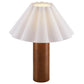 Flora Wood Table Lamp With Pleated Petal Shade by Modway EEI-7214 FredCo