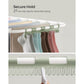 Foldable 2-Level Laundry Drying Rack White and Green FredCo