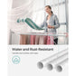 Foldable 2-Level Laundry Drying Rack White and Pink FredCo