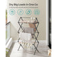 Foldable Clothes Drying Rack Black FredCo