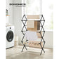 Foldable Clothes Drying Rack Black FredCo
