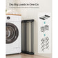 Foldable Clothes Drying Rack Black FredCo