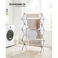 Foldable Clothes Drying Rack Gray FredCo