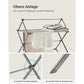 Foldable Clothes Drying Rack Gray FredCo