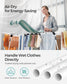 Foldable Clothes Drying Rack White FredCo