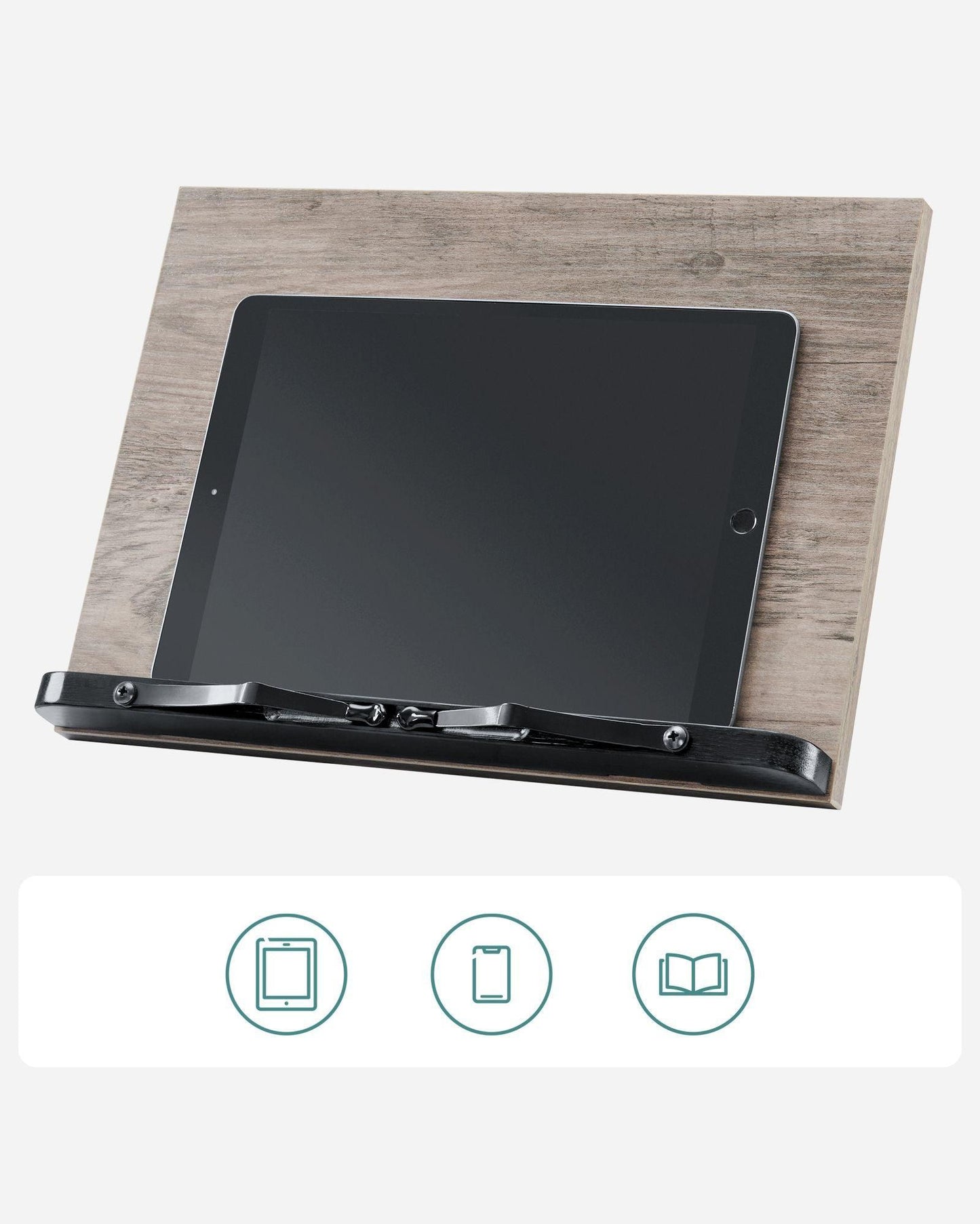 Foldable Cookbook Stand with Clips FredCo
