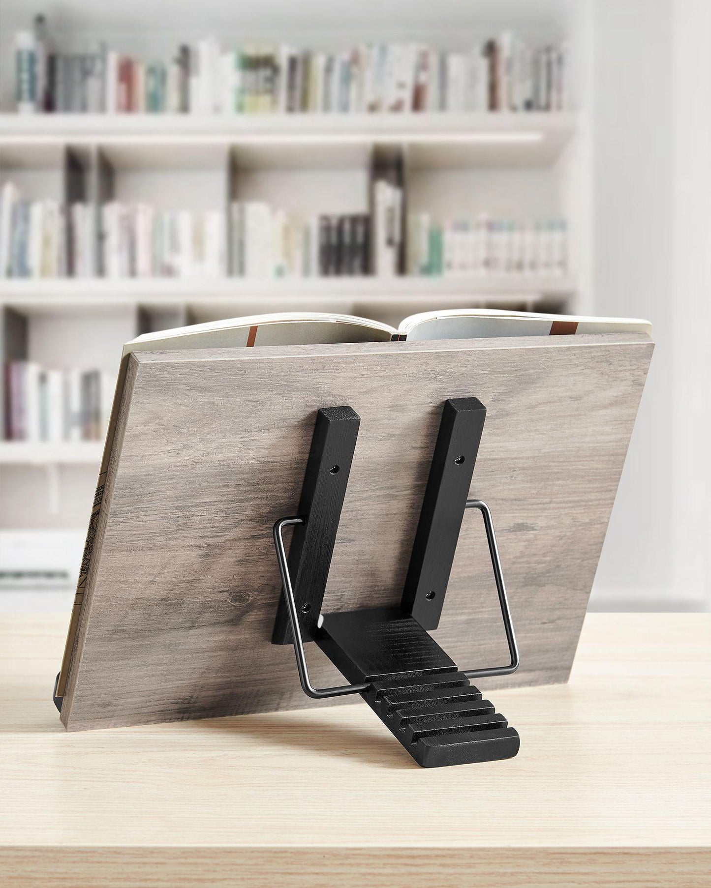 Foldable Cookbook Stand with Clips FredCo