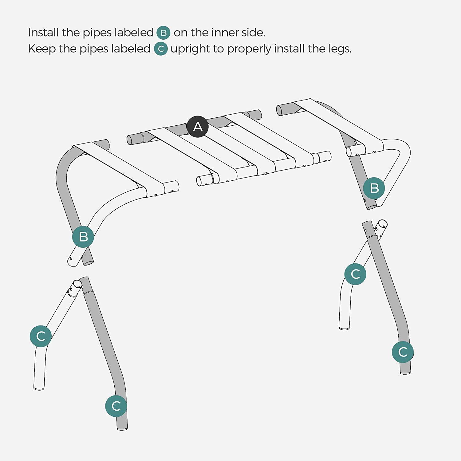 Foldable Luggage Rack FredCo