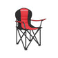 Folding Camping Chair Max. Capacity 551 lb Red and Black FredCo