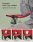 Folding Camping Chair Max. Capacity 551 lb Red and Black FredCo