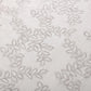 Foliage Embroidered Leaves Sheer Grommet Panel 2-Piece Curtain Set FredCo