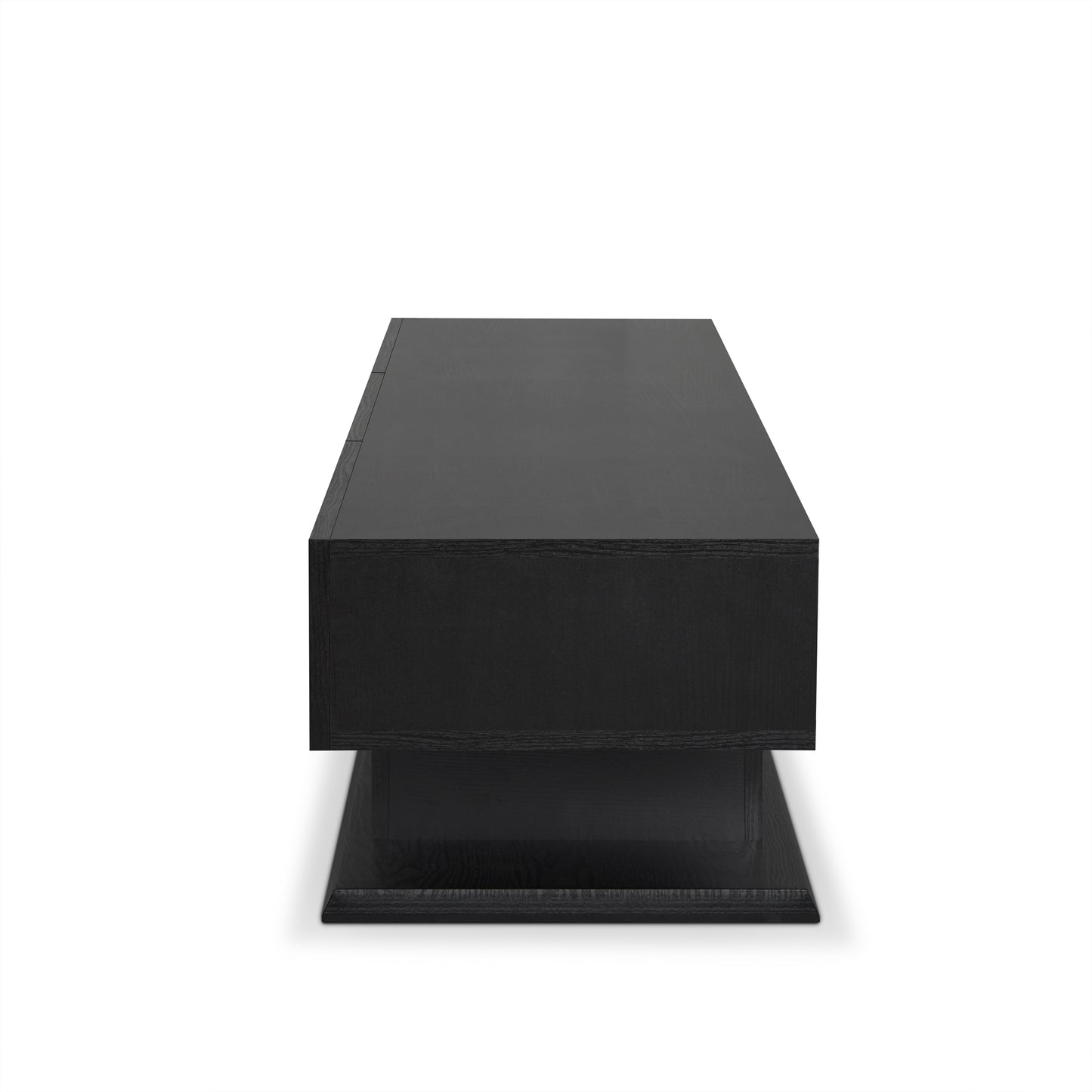 Follian Black Finish TV Stand FredCo