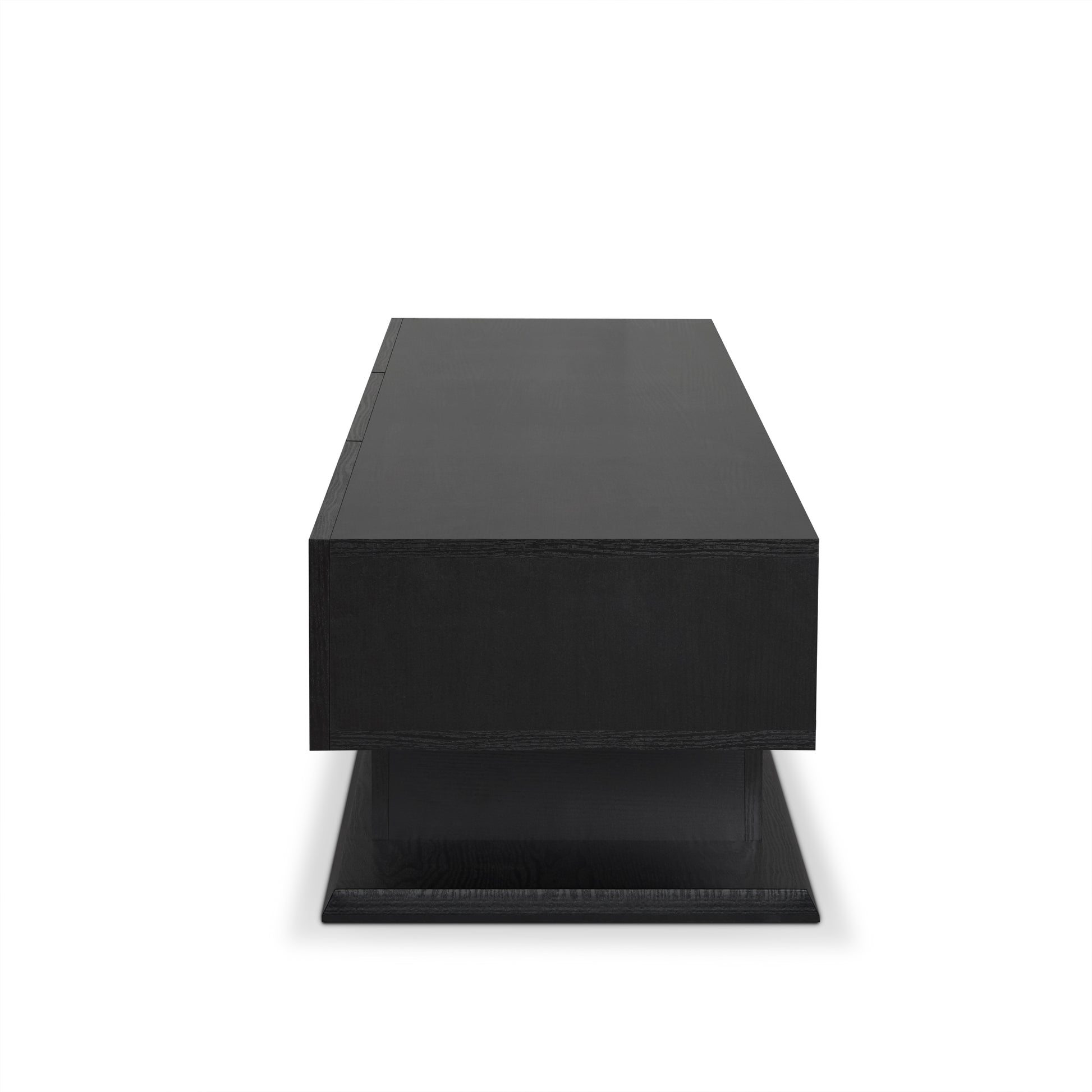 Follian Black Finish TV Stand FredCo