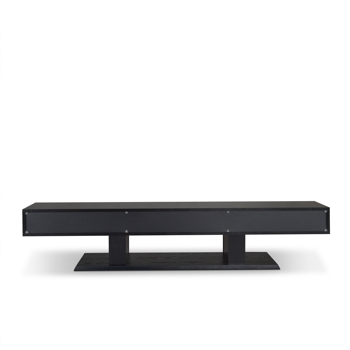 Follian Black Finish TV Stand FredCo
