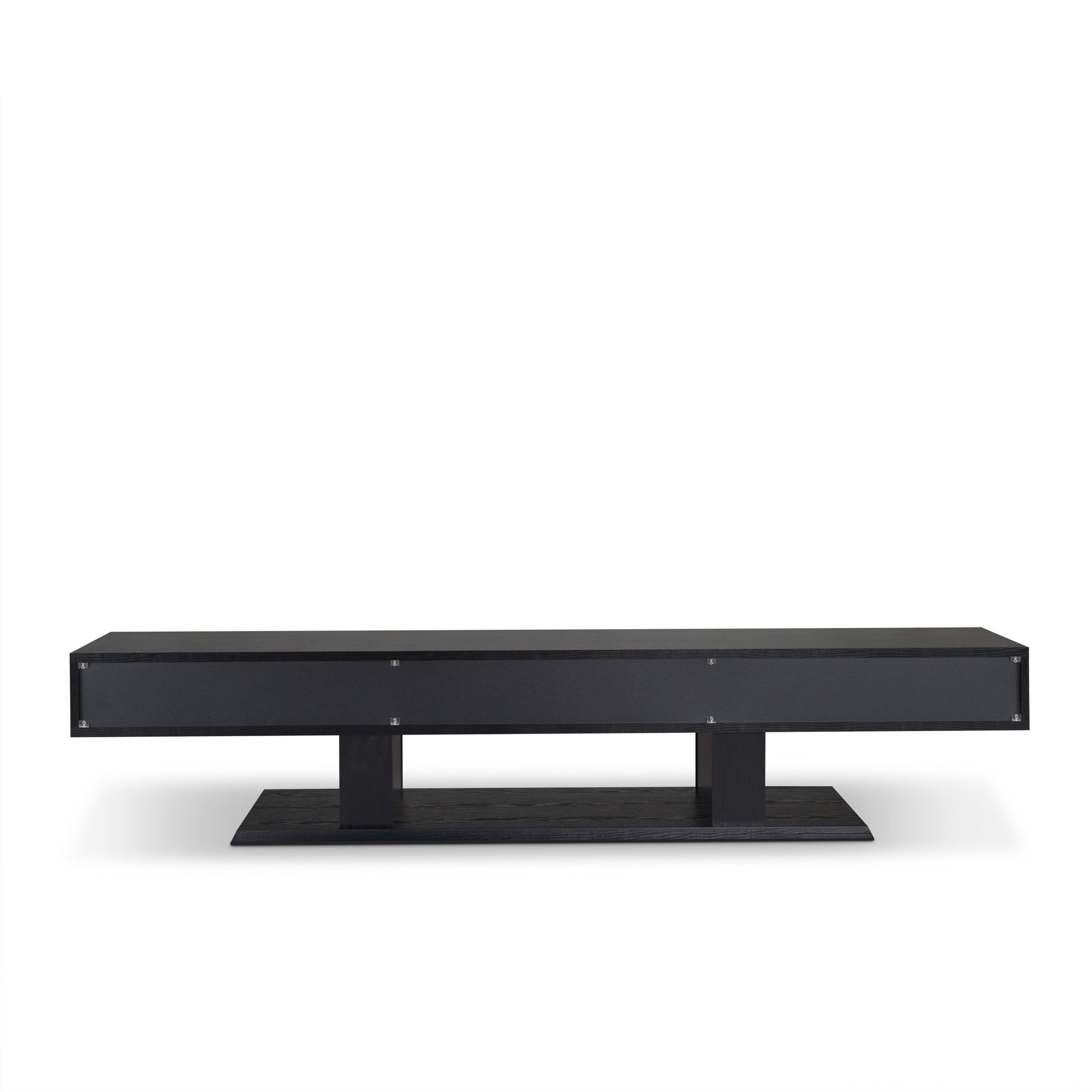 Follian Black Finish TV Stand FredCo