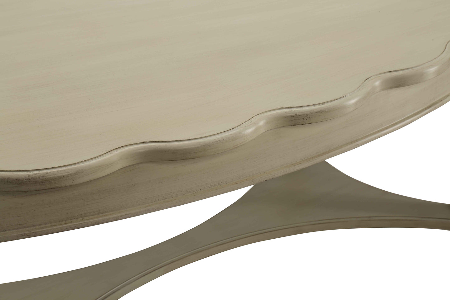 Fordon French Antique White Finish Coffee Table FredCo