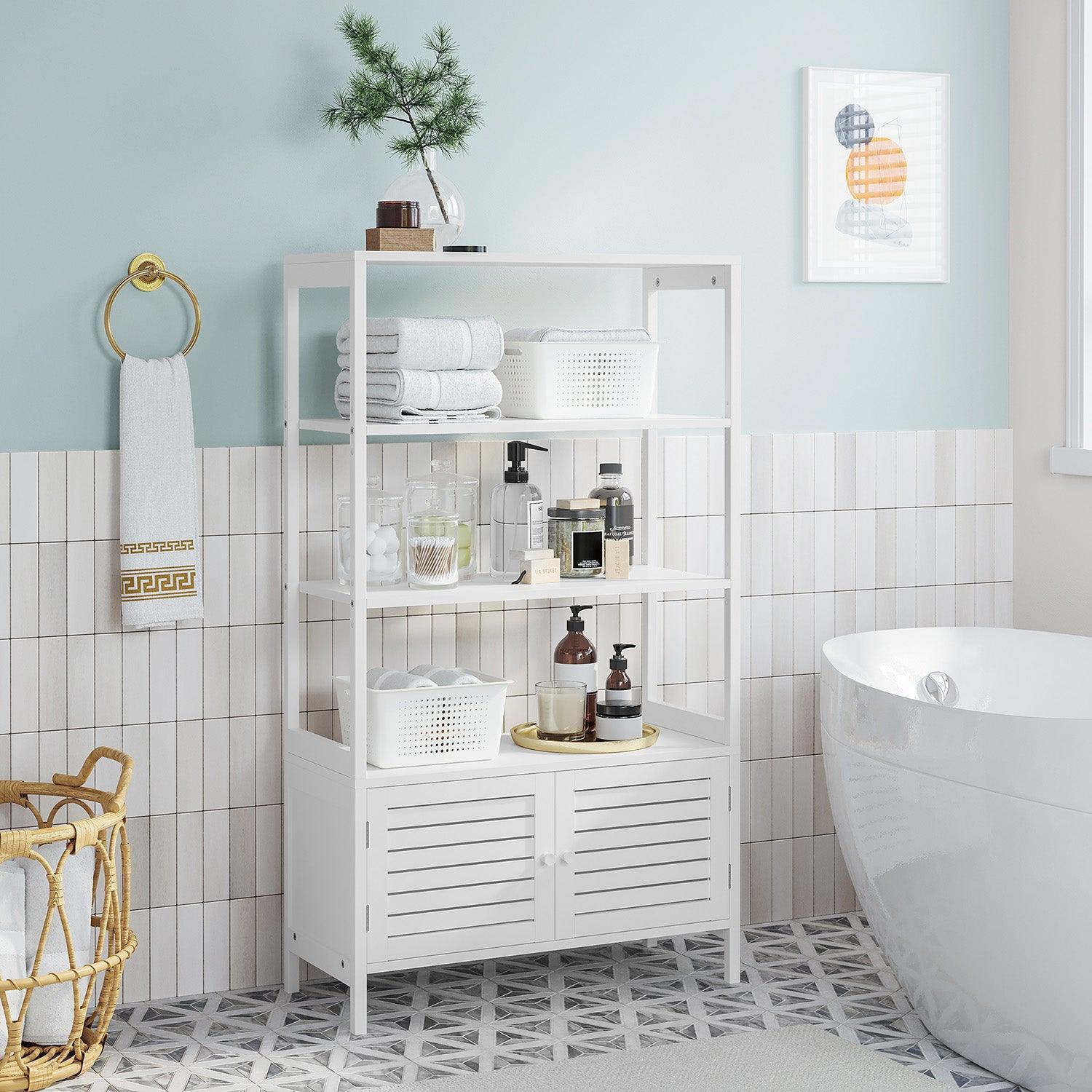Free-Standing Tall Bathroom Cabinet FredCo