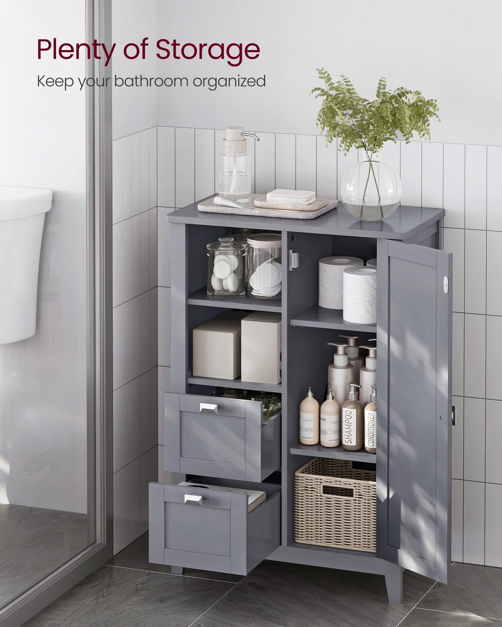 Freestanding Bathroom Floor Storage Cabinet FredCo