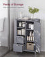 Freestanding Bathroom Floor Storage Cabinet FredCo