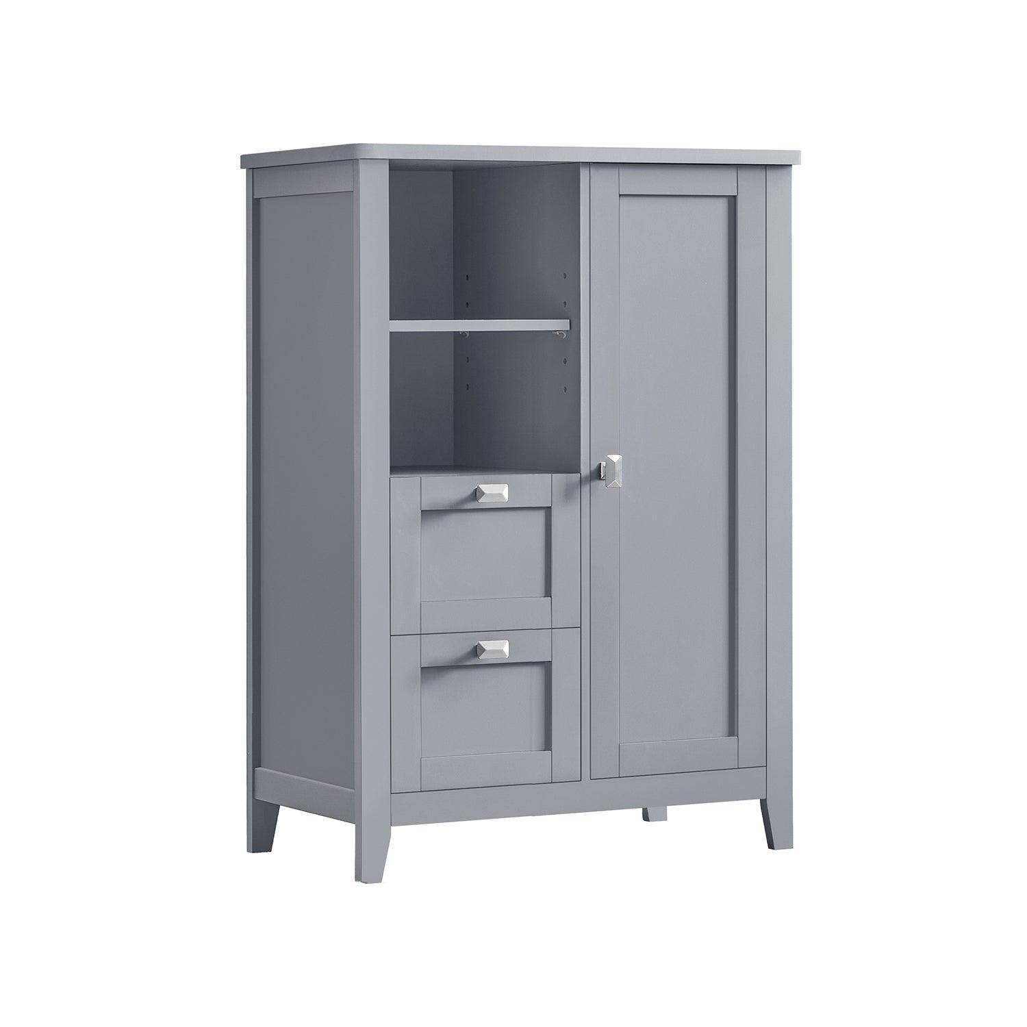 Freestanding Bathroom Floor Storage Cabinet FredCo