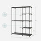Freestanding Closet Organizer Black FredCo