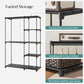 Freestanding Closet Organizer Black FredCo