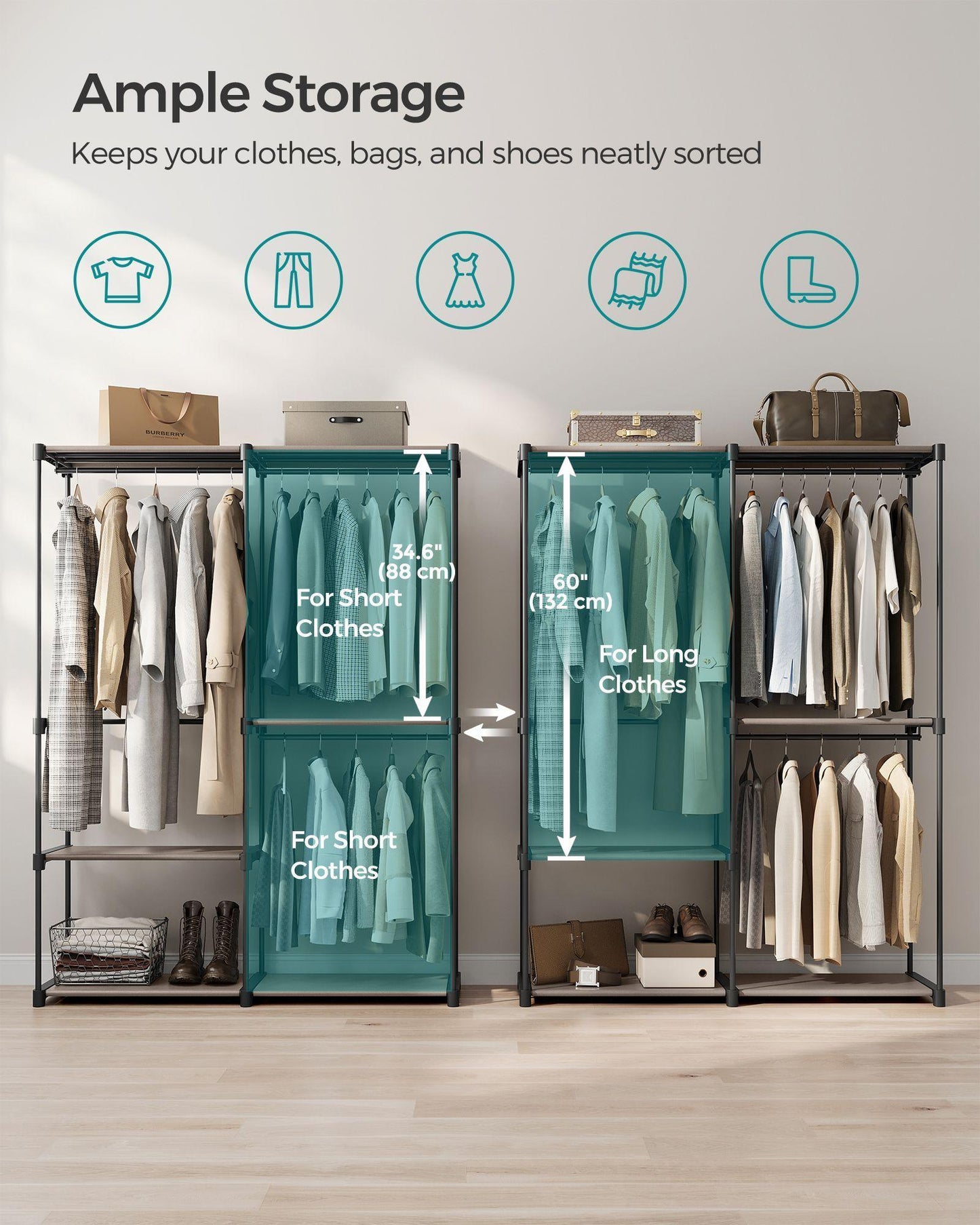 Freestanding Portable Closet FredCo