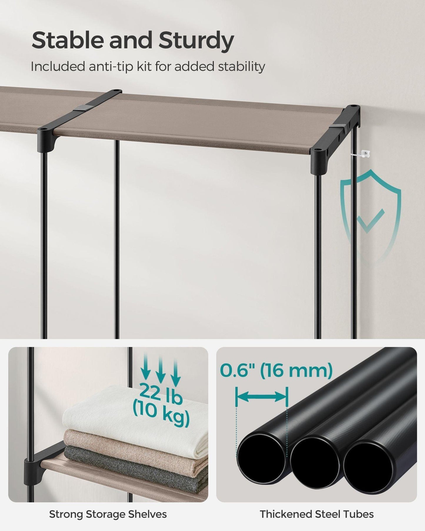 Freestanding Portable Closet FredCo