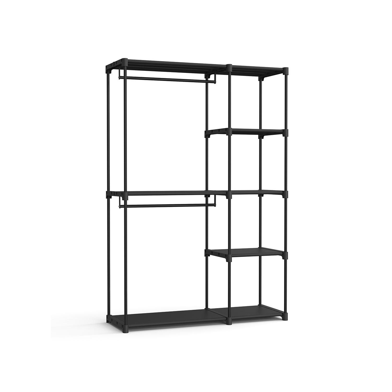 Freestanding Portable Closet Black FredCo
