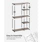 Freestanding Portable Closet Taupe FredCo