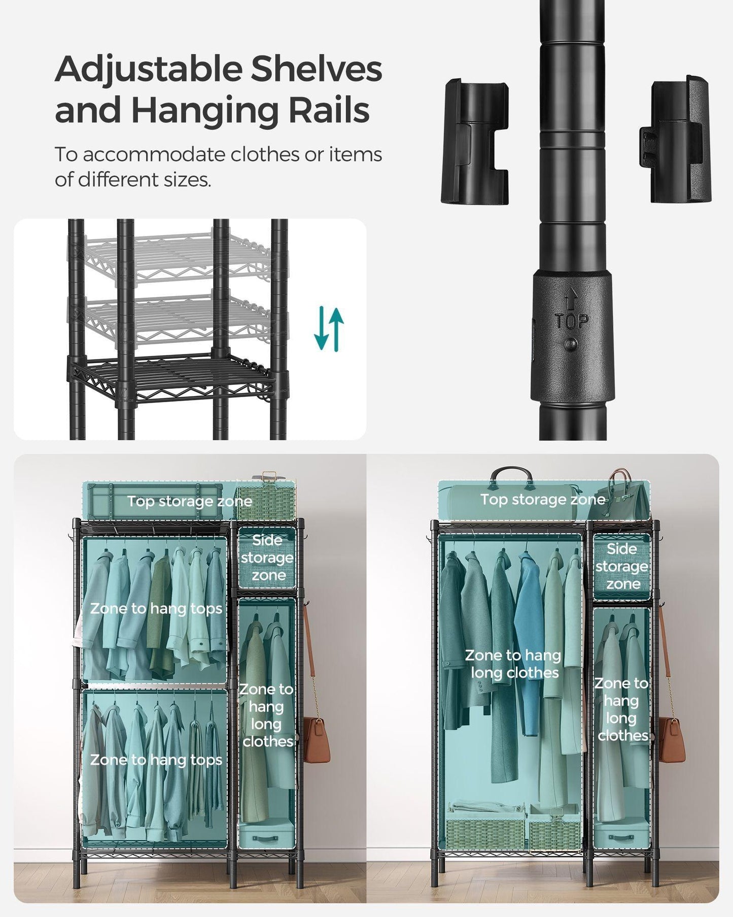 Freestanding Portable Garment Rack FredCo