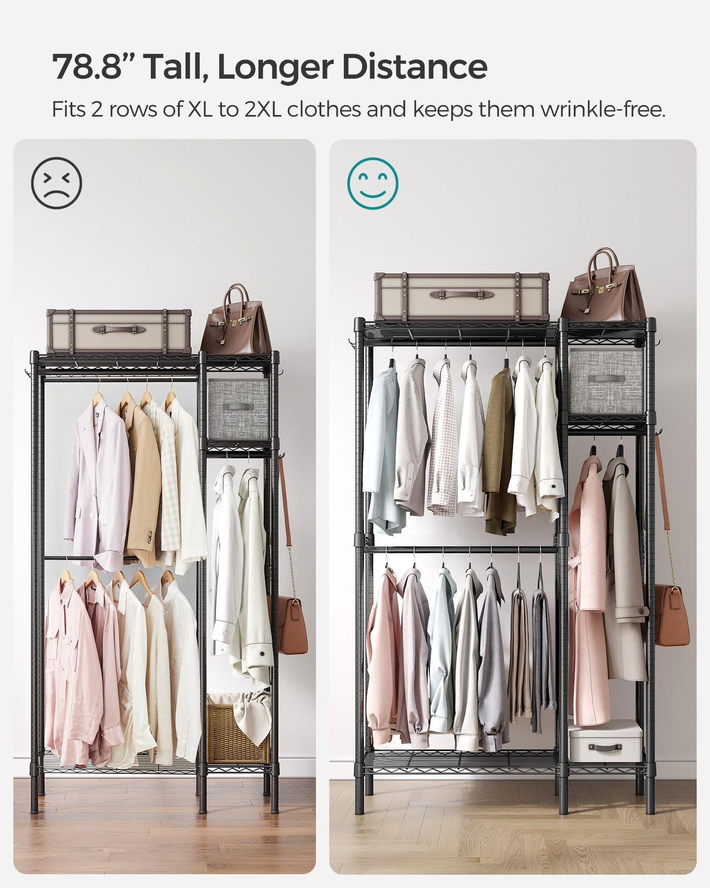 Freestanding Portable Garment Rack FredCo