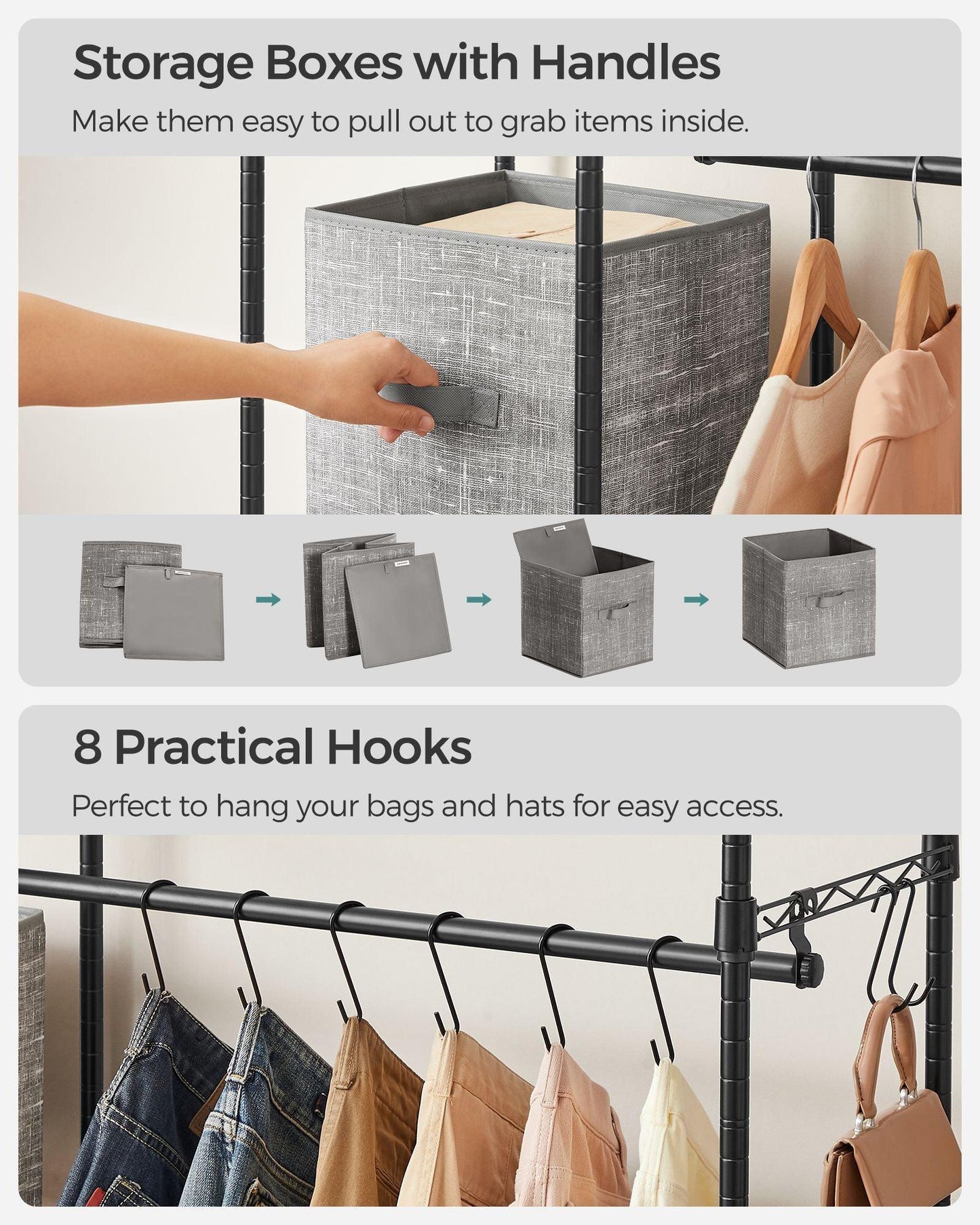 Freestanding Portable Garment Rack FredCo