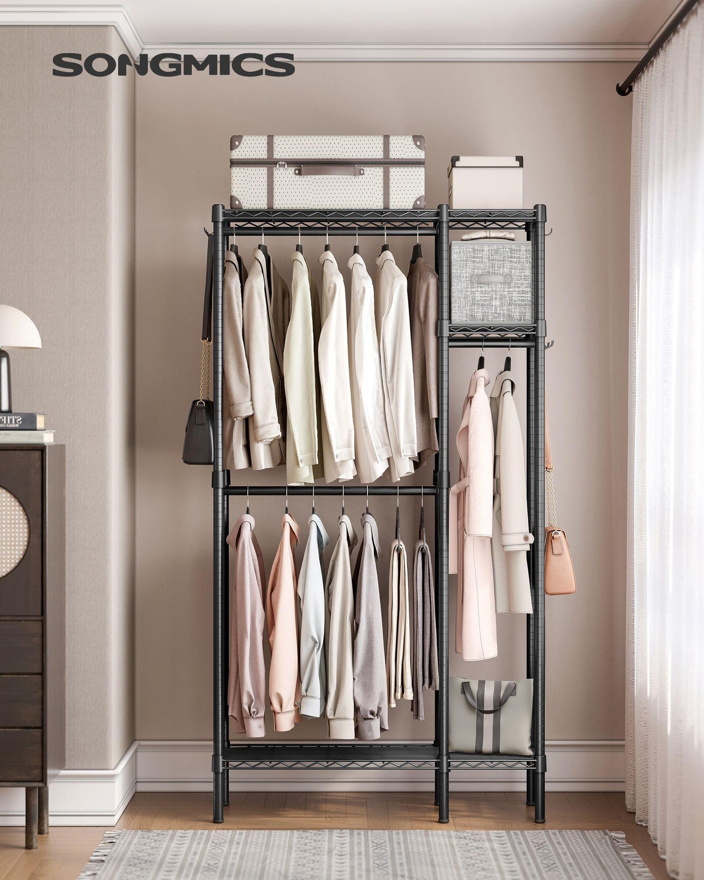 Freestanding Portable Garment Rack FredCo
