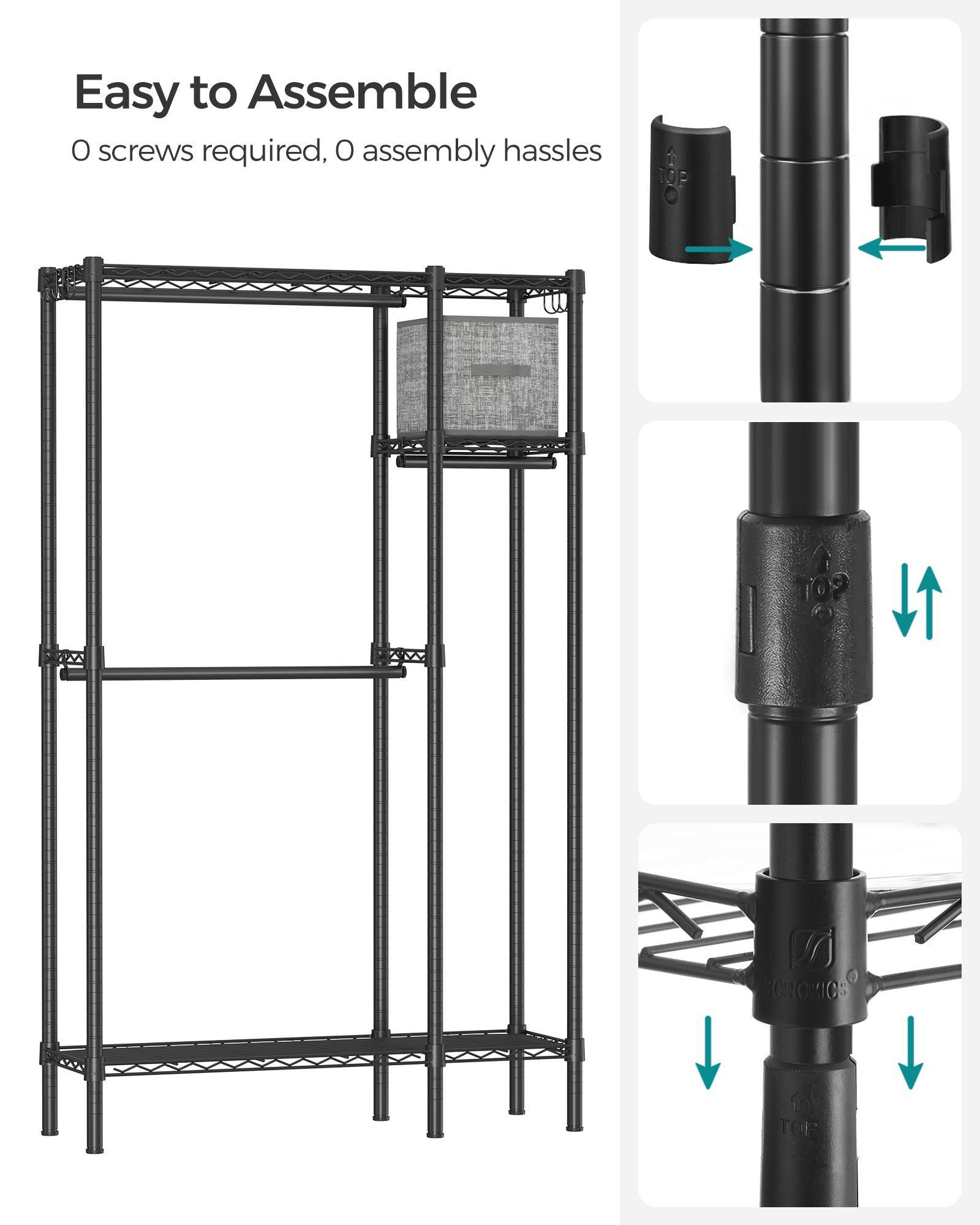 Freestanding Portable Garment Rack FredCo