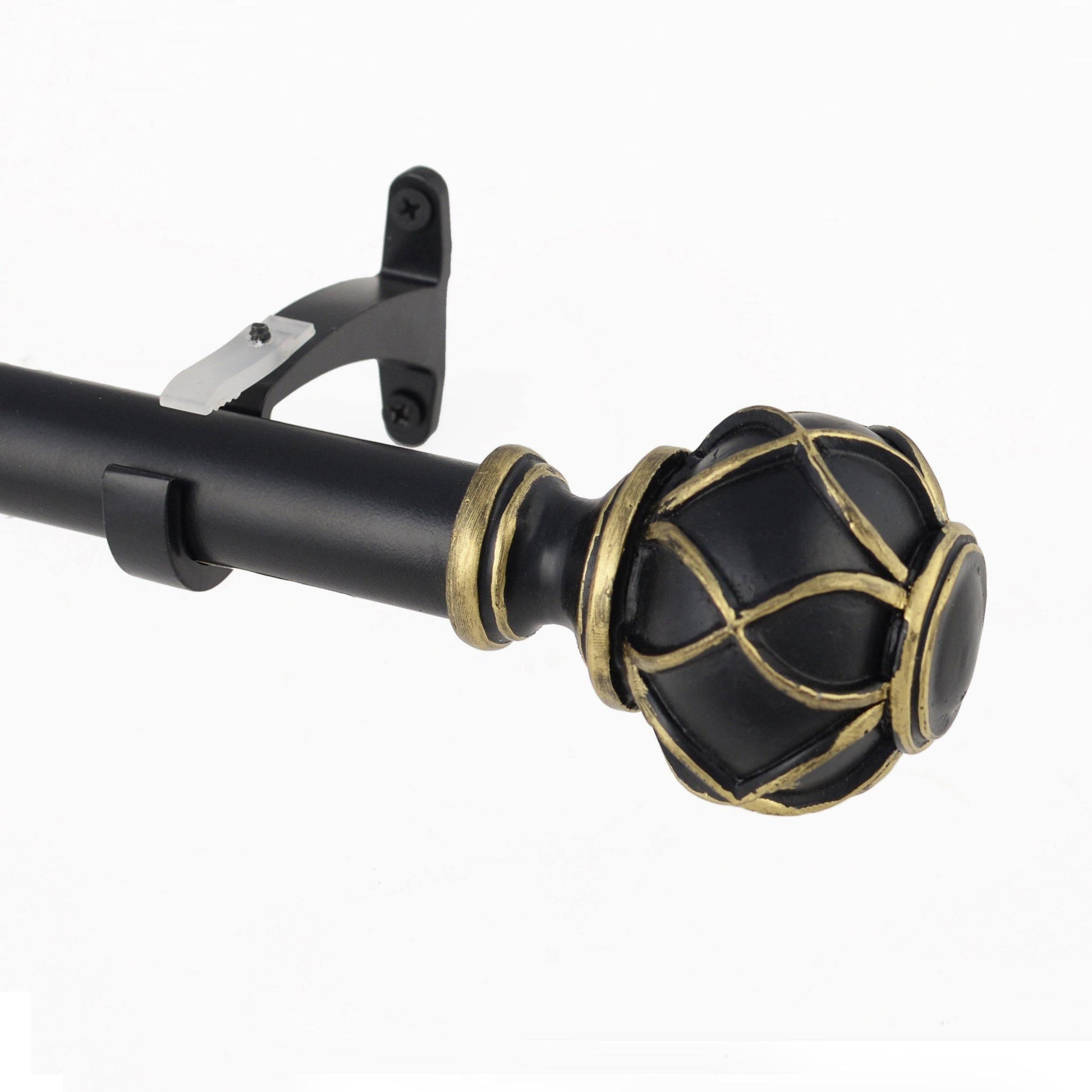 Friedrich Adjustable Expandable Iron and Resin Vintage Curtain Rod FredCo