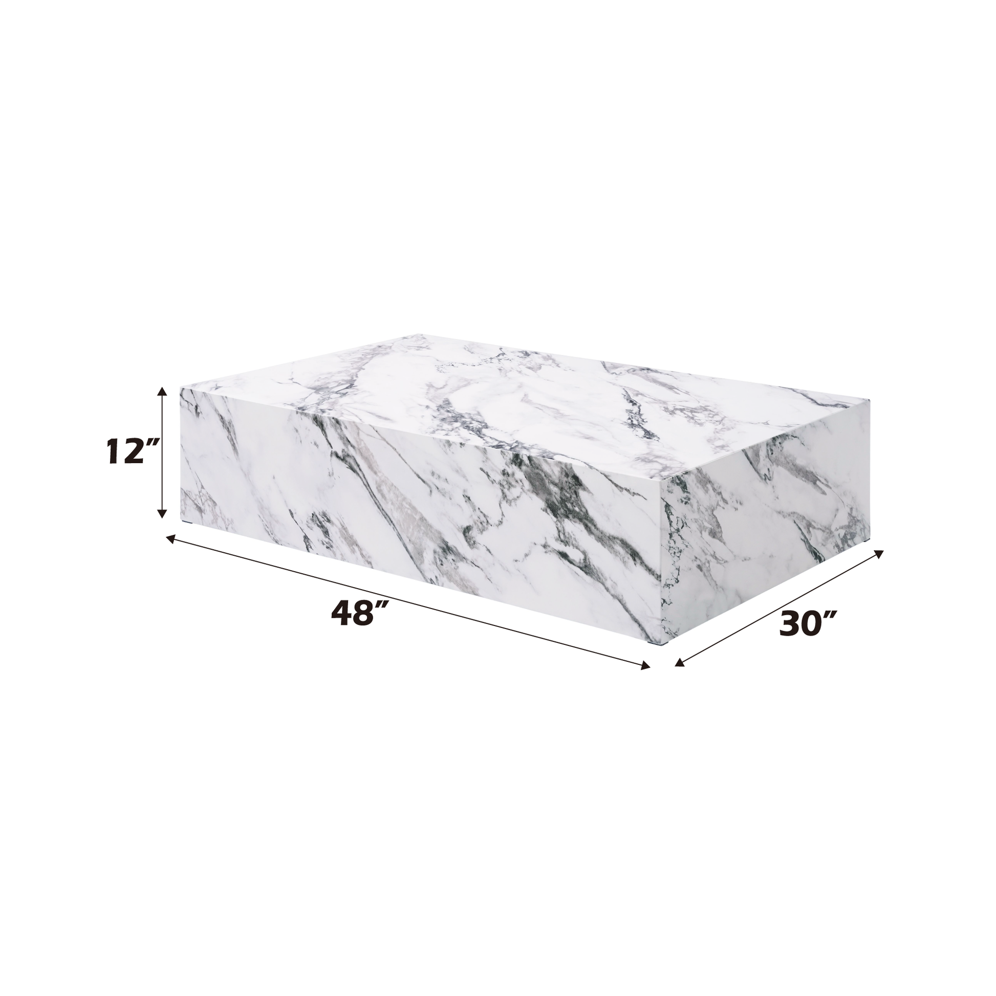 Fritzy Engineered Stone Coffee Table FredCo