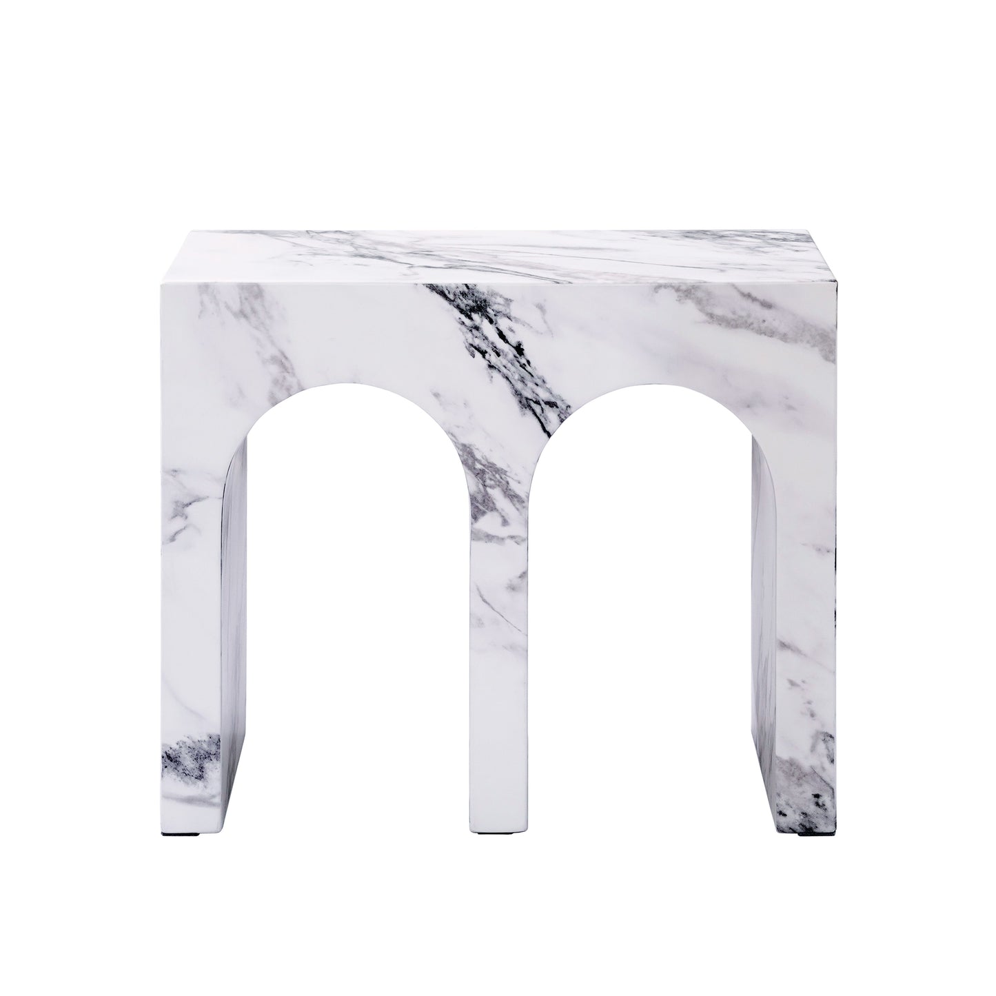 Fritzy Engineered Stone End Table FredCo