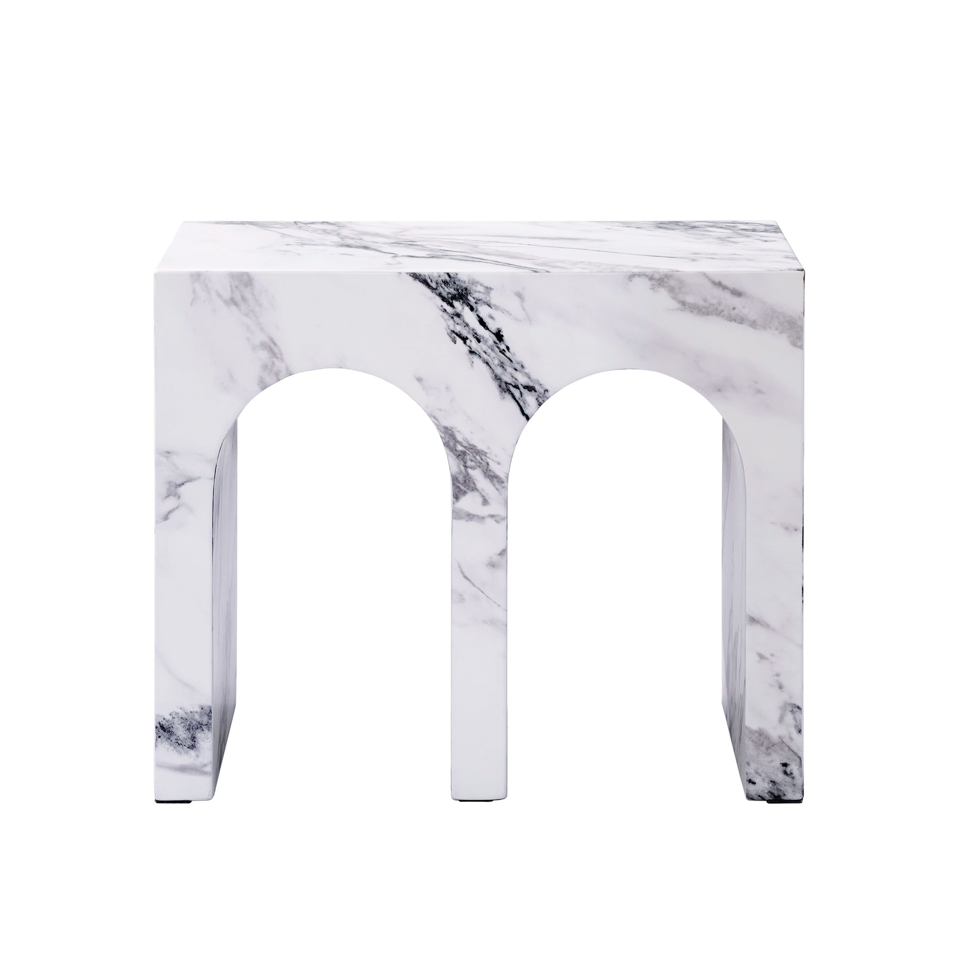 Fritzy Engineered Stone End Table FredCo