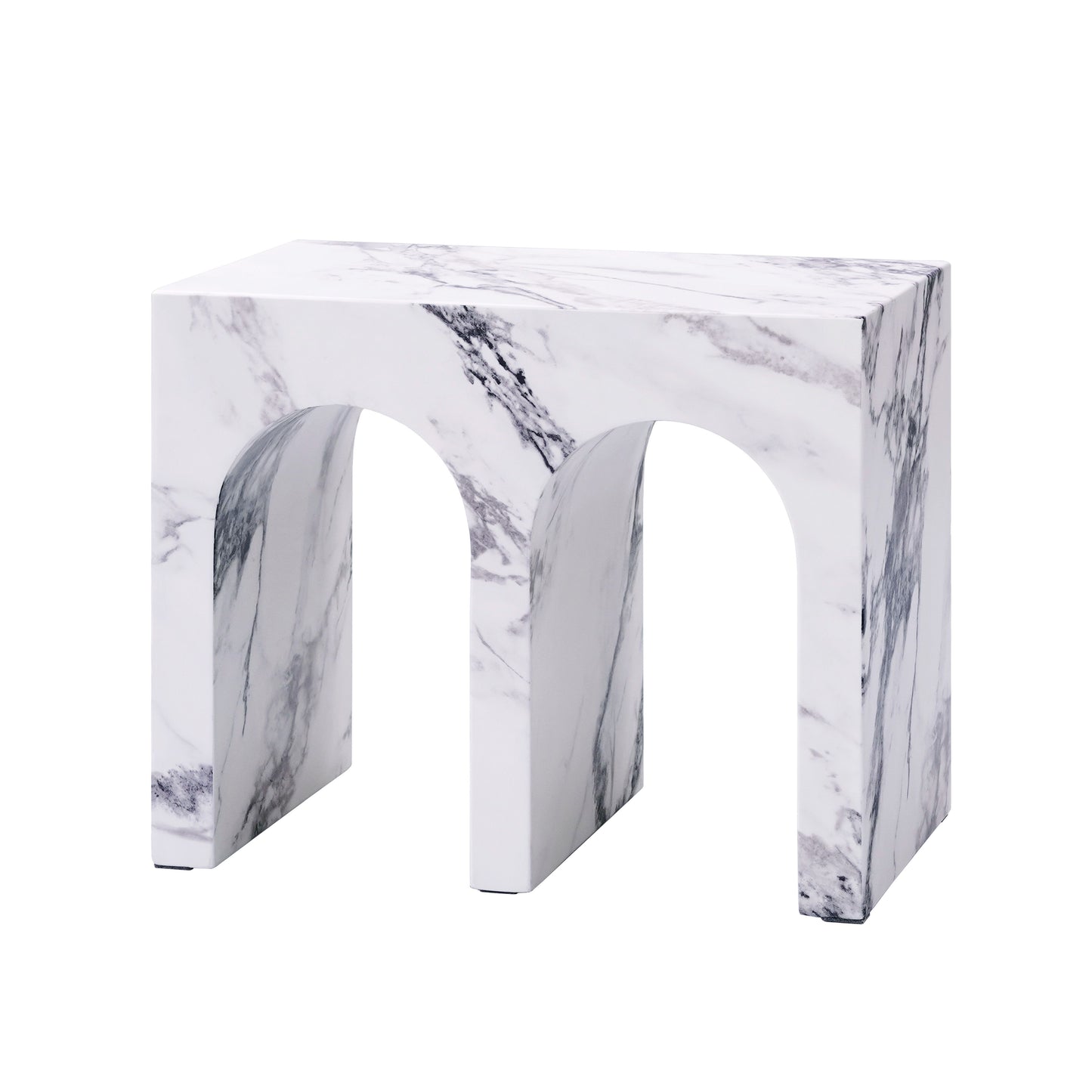 Fritzy Engineered Stone End Table FredCo