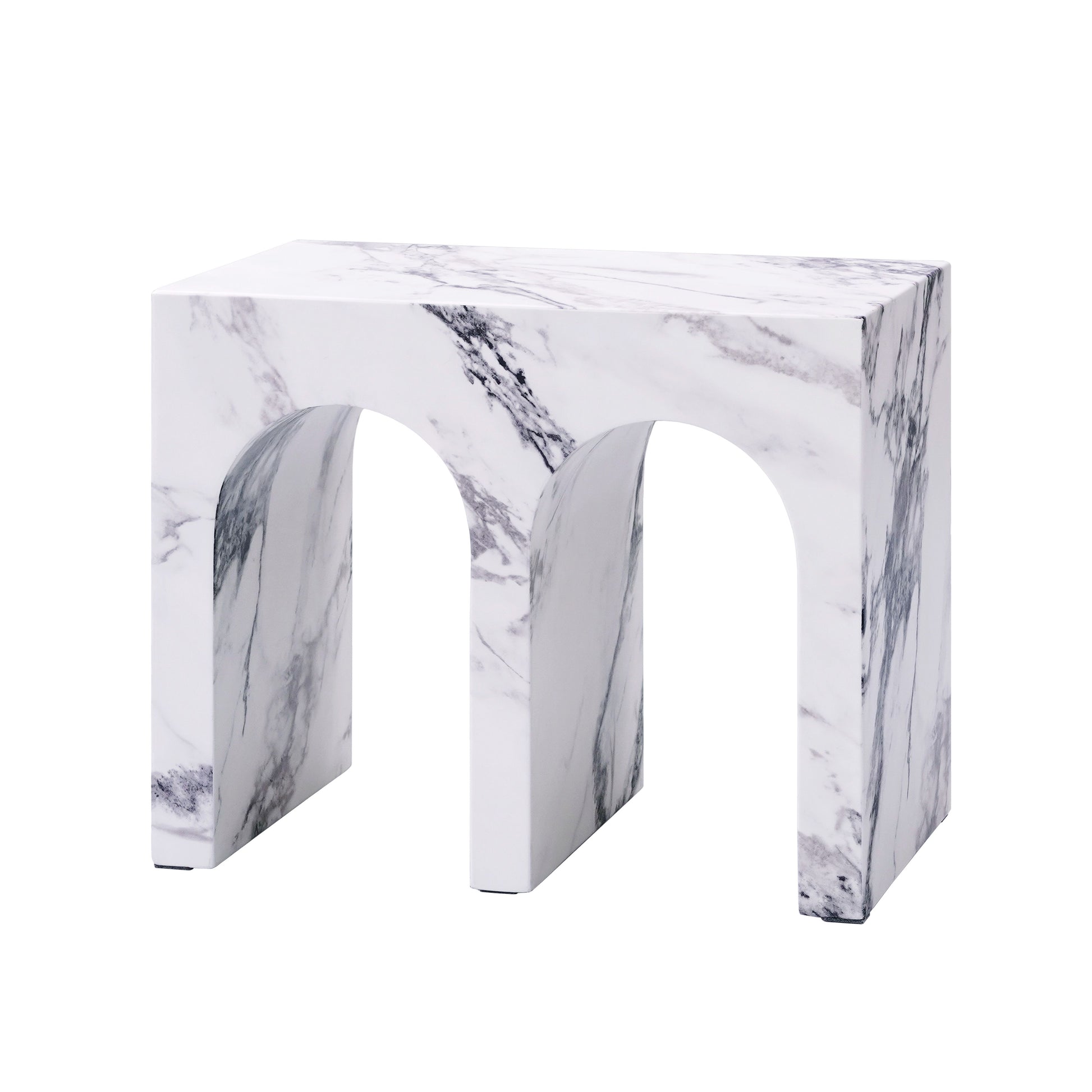 Fritzy Engineered Stone End Table FredCo