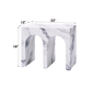 Fritzy Engineered Stone End Table FredCo