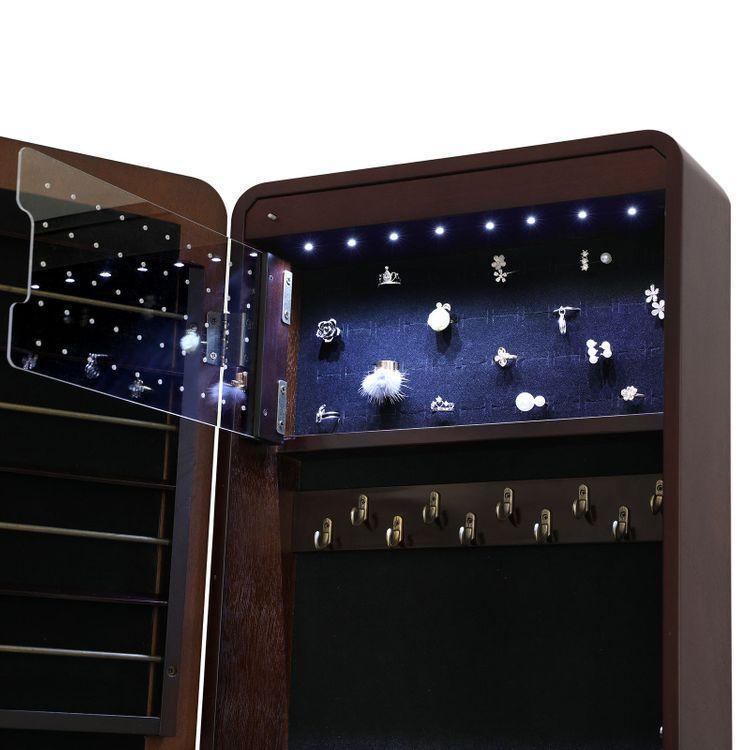 Full Mirror Jewelry Armoire FredCo