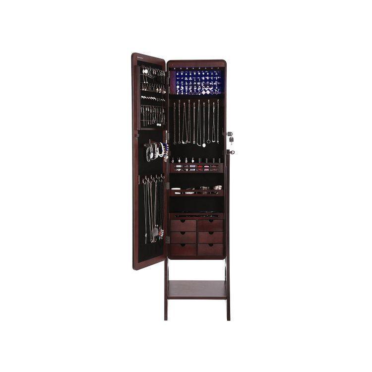 Full Mirror Jewelry Armoire FredCo