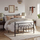 Full Platform Bed with Headboard FredCo