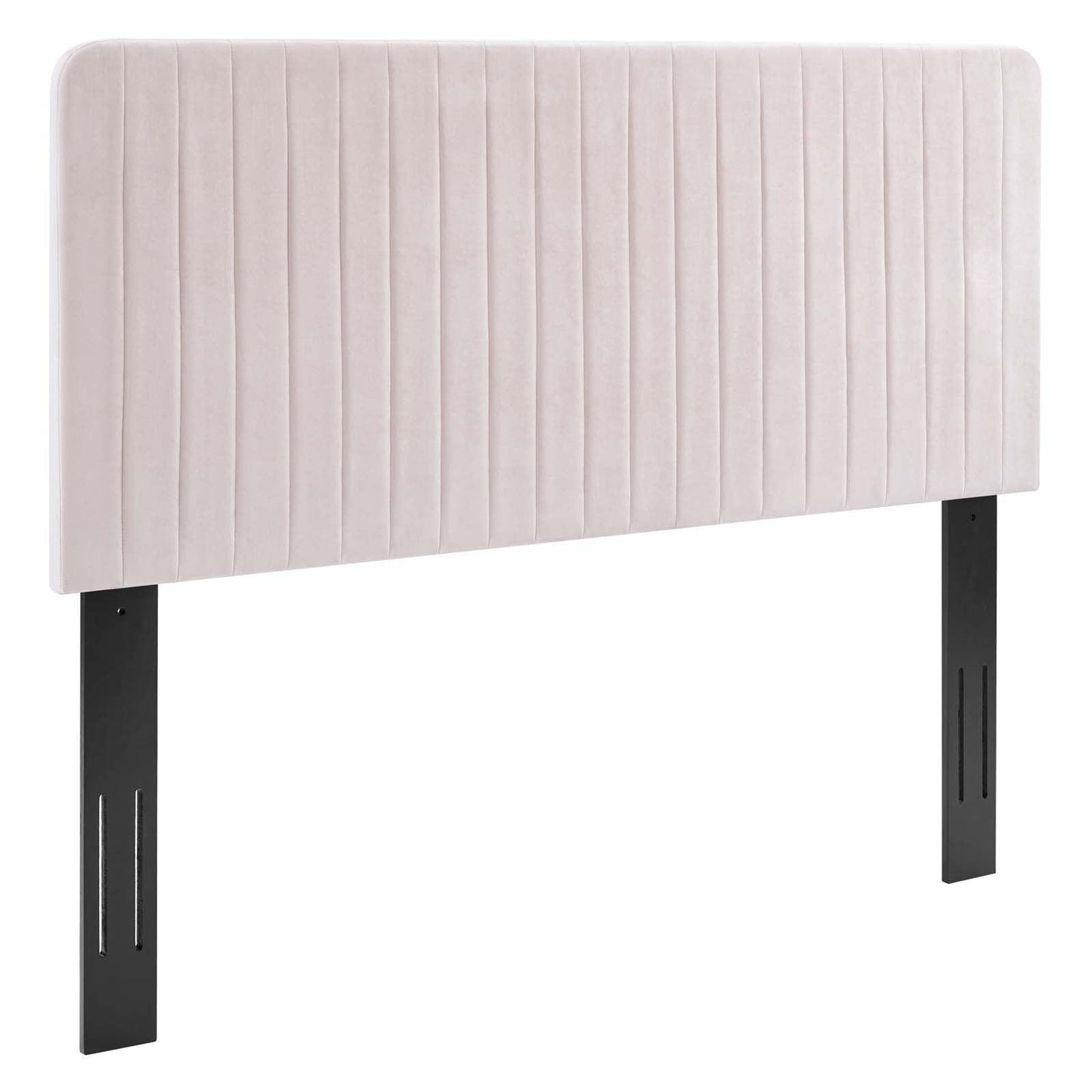 Full/Queen Modway Milenna Channel Tufted Performance Velvet Headboard FredCo