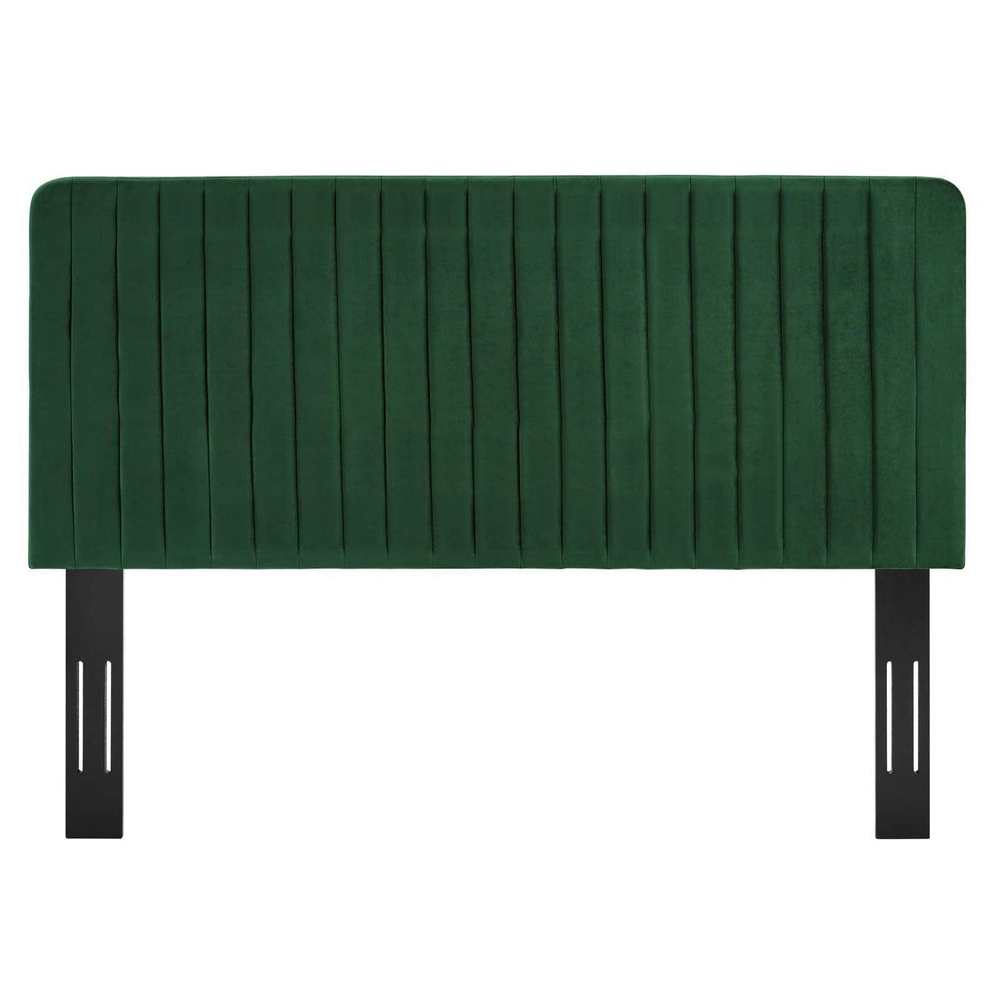 Full/Queen Modway Milenna Channel Tufted Performance Velvet Headboard FredCo