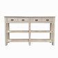 Galileo Cream Finish Console Table 2 FredCo