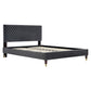 Garcelle Performance Velvet Queen Platform Bed, MOD-6290 FredCo