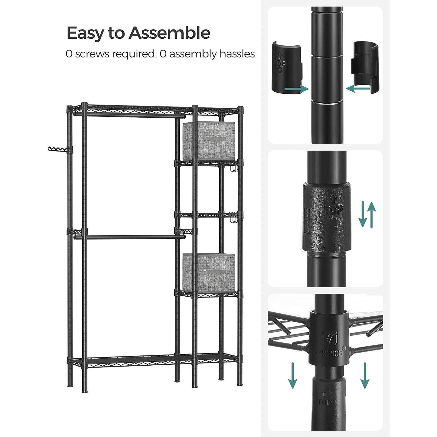 Garment Rack Heavy Duty Clothes Rack FredCo